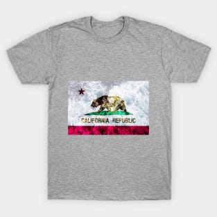 Flag of California – Ocean Waves T-Shirt